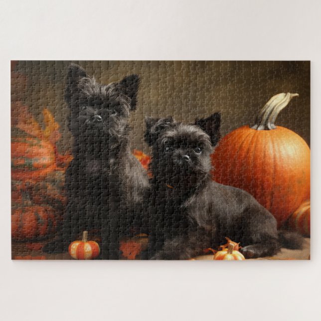 French Bulldog Welpe Autumn Delight Pumpen (Horizontal)