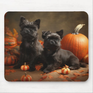 French Bulldog Welpe Autumn Delight Pumpen Mousepad