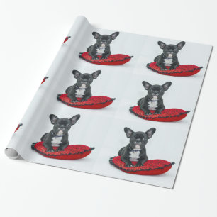 French Bulldog Wrapping Paper Geschenkpapier