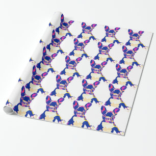 French Bulldogge Geschenkpapier