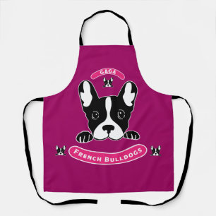 French Bulldogs - Funny Little French Gaga Dogs Schürze