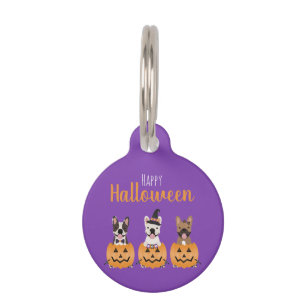 French Bulldogs Happy Halloween Haustiermarke
