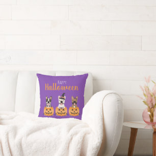 French Bulldogs Happy Halloween Kissen