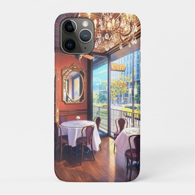 French Cafe iPhone/iPad Case (Rückseite)
