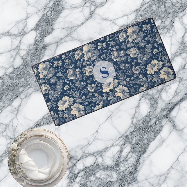 French Classic Toile Vintage Traditions Monogram  (French Classic Toile Vintage Traditions Monogram Desk Mat)