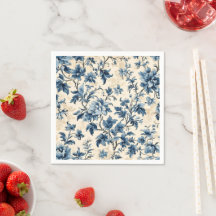 French Country Blue Toile