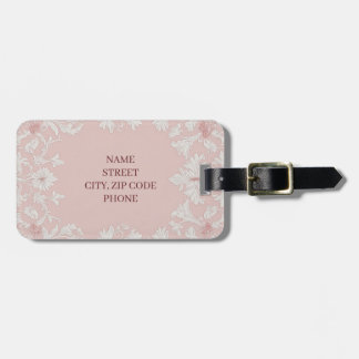 French Country Parisian Art Blush Pink Shabby Chic Gepäckanhänger