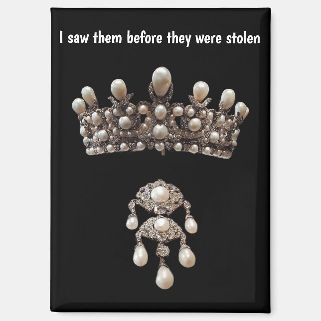French Crowned Jewels Before Theft Magnet (Vorderseite)