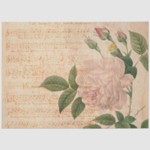 French Ephemera Tissue Paper Seidenpapier
