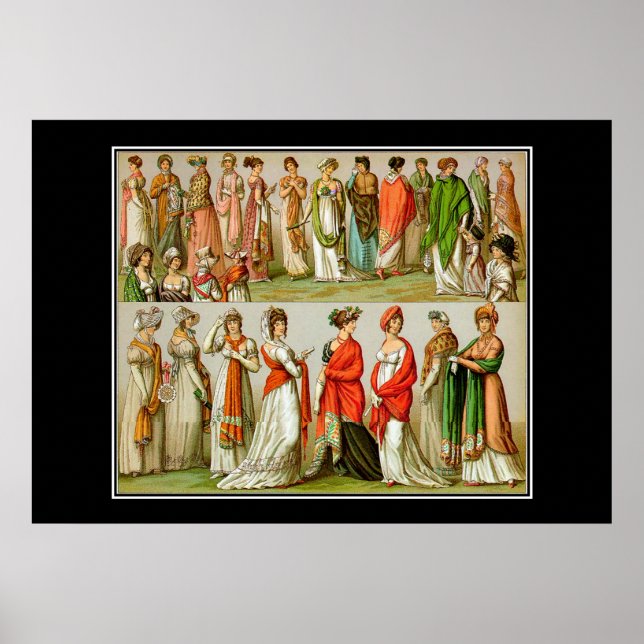 French Fashion Vintage Poster (Vorne)