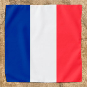 French Flag & France fashion bandana /sport fan Halstuch