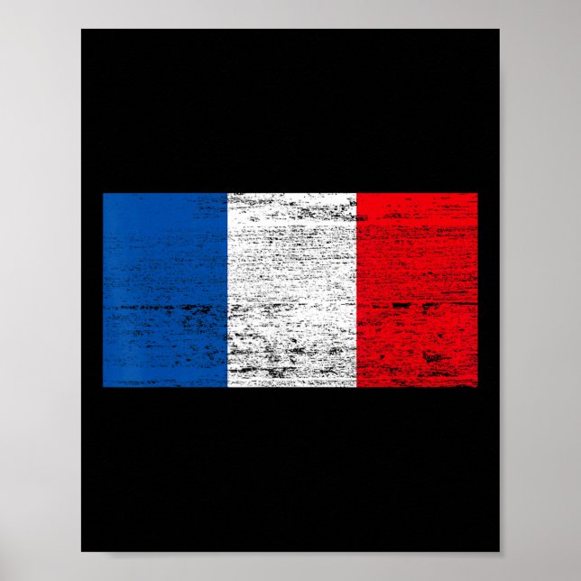 French Flag France Flag Viva La France  Poster (Vorne)