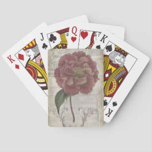 French Floral III Spielkarten