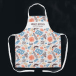 French Food Restaurant Koch Meme's Kitchen Custom Schürze<br><div class="desc">Schürze mit handgezeichneten Zutaten in französischer Küche und zwei Textzeilen. Fügen Sie den Namen einer Person, den Namen Ihrer Meme, eine Bäckerei, Restaurant, Café oder Shop-Namen oder löschen Sie den Text und Rechteck und verwenden Sie einfach das Muster. Ideal für aufstrebende Köche, Geburtstagsfeiern, besondere Veranstaltungen, Caterer, Gastgeber/Gastgeber Geschenke oder alle,...</div>