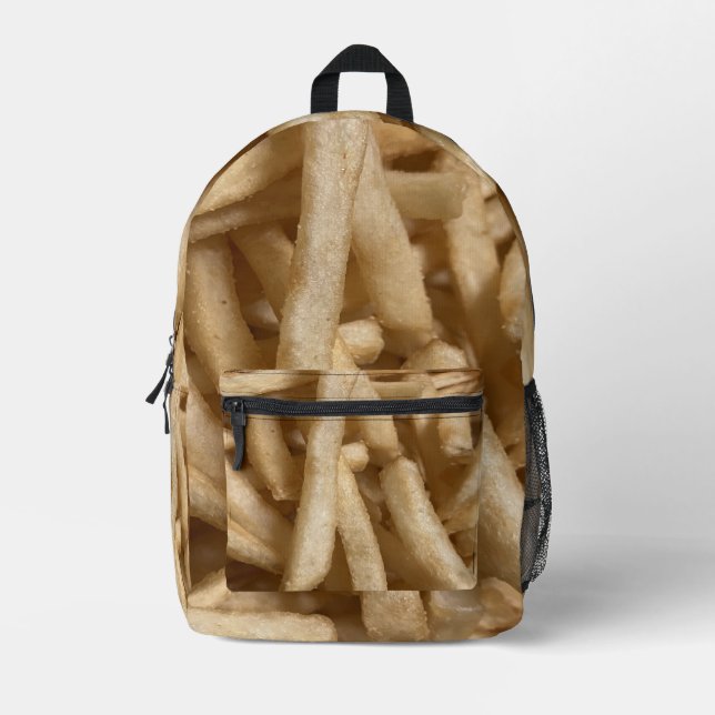French Fries Bedruckter Rucksack (Vorderseite)
