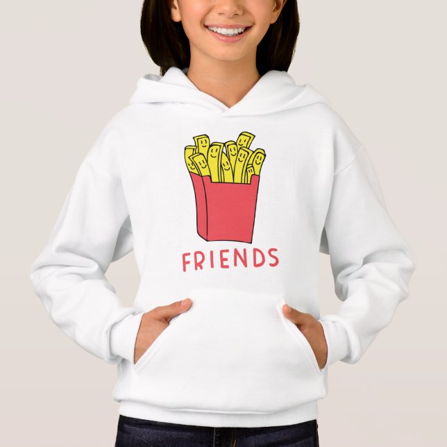 French Fries Best Friend Hoodie (Vorderseite)