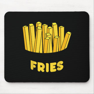 French Fries Costume Funny Easy Halloween Geschenk Mousepad