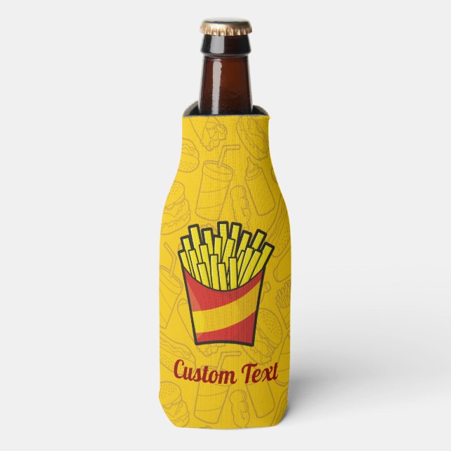 French Fries Flasche Cooler Flaschenkühler (Flaschenvorderseite)