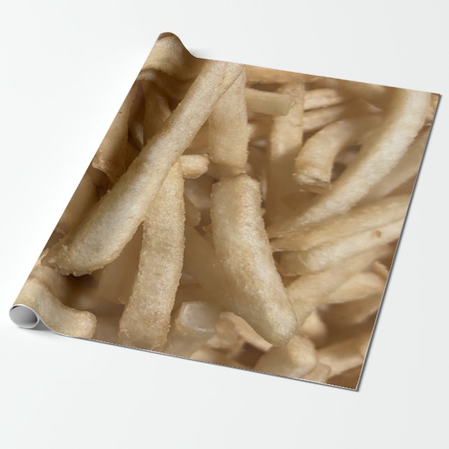 French Fries Geschenkpapier (Ungerollt)