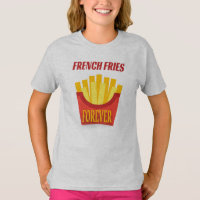 French Fries Girls' Hanes TAGLESS® T - Shirt