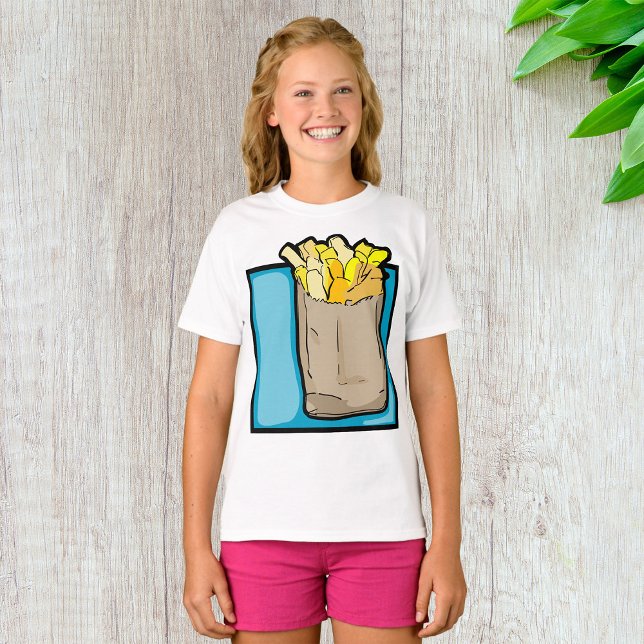 French Fries Girls T - Shirt (Von Creator hochgeladen)
