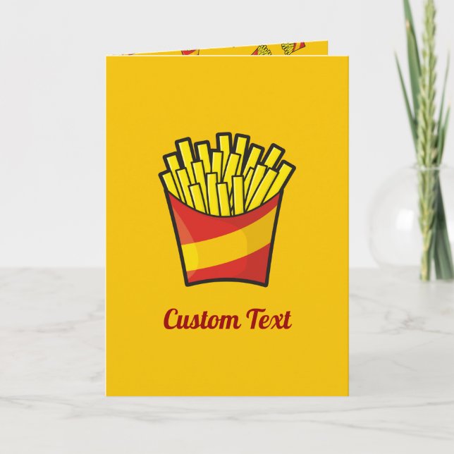 French Fries Karte (Vorderseite)