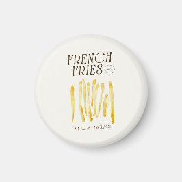 French Fries Liebe Funny Magnet