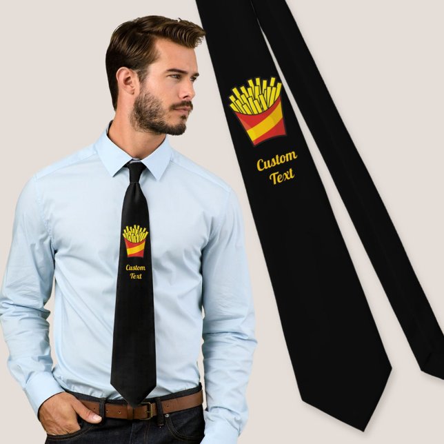 French Fries Neck Tie Krawatte (Von Creator hochgeladen)