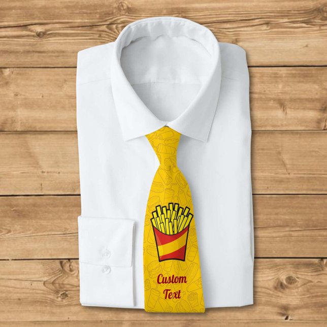French Fries Neck Tie Krawatte (Von Creator hochgeladen)