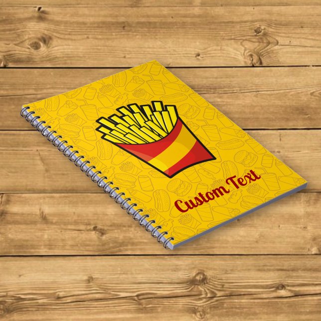 French Fries Notebook Notizblock (Von Creator hochgeladen)