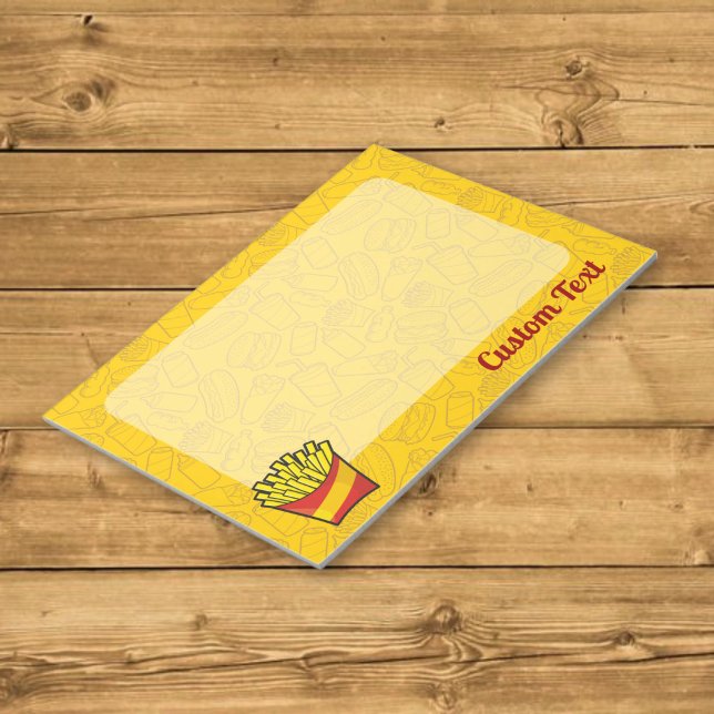 French Fries Notepad Notizblock (Von Creator hochgeladen)