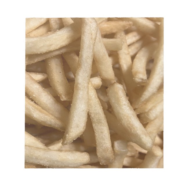 French Fries Notizblock (Vorderseite)