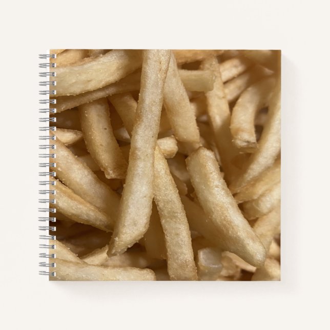 French Fries Notizbuch (Vorderseite)