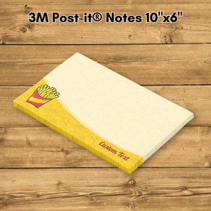 French Fries Post-it Klebezettel