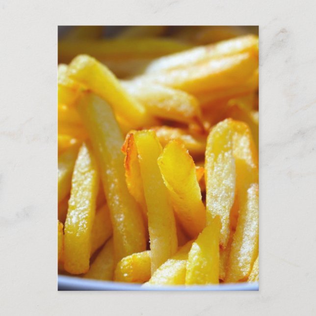 FRENCH FRIES POSTCARD POSTKARTE (Vorderseite)