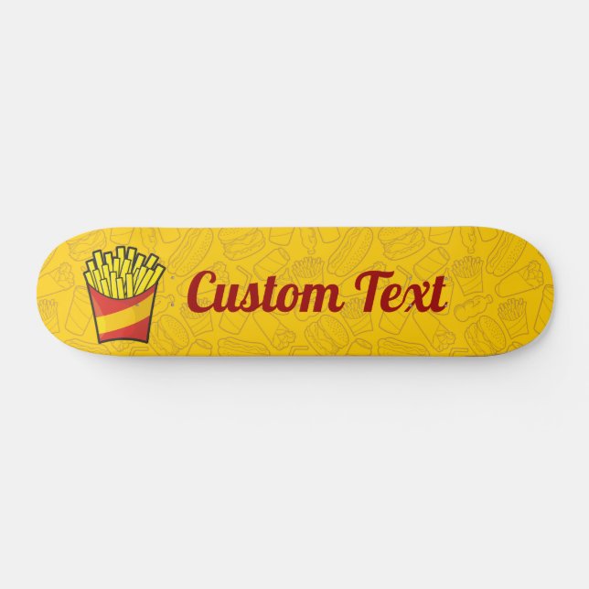 French Fries Skateboard Deck (Horizontal)