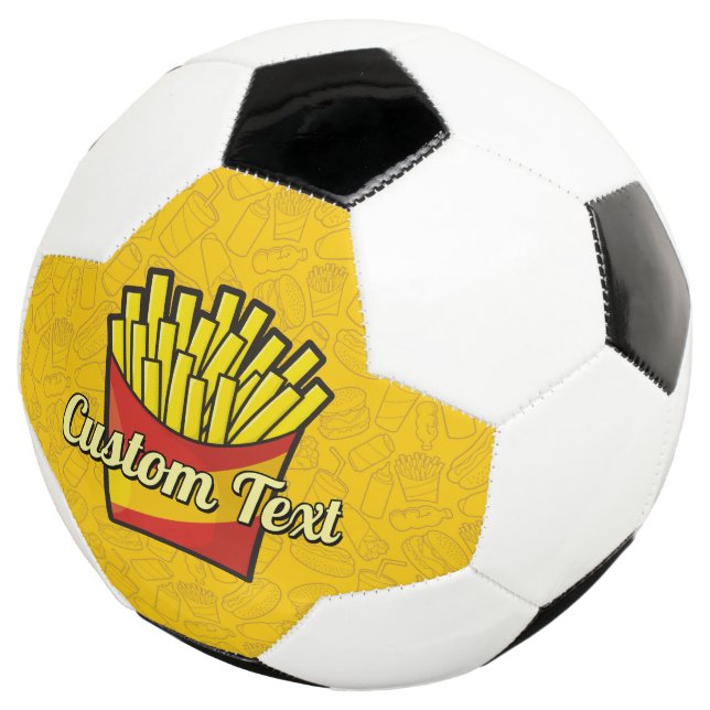 French Fries Soccer Ball (Dreiviertel)