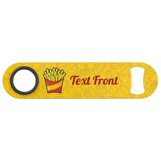 French Fries Speed Bottle Opener Speed Flaschenöffner (Vorderseite (Horizontal))