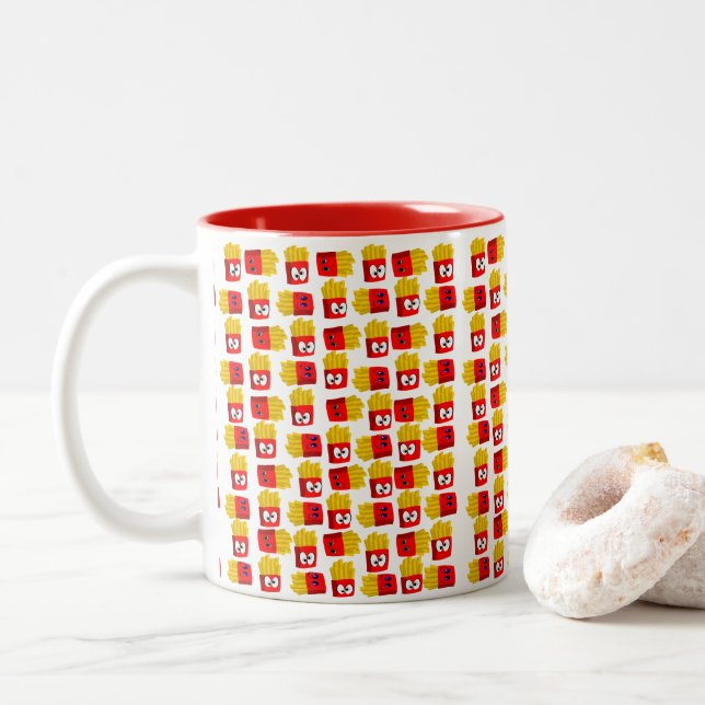 French Fries Tasse (Mit Donut)