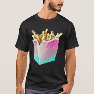 French Fries Vaporwave Retrowave Ästhetik T-Shirt
