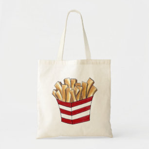 French Fry Fries Fast Feinschmecker Food Totbeutel Tragetasche
