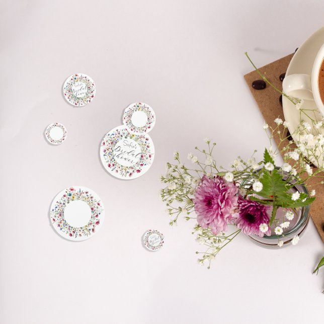 French Garden Party Blume Brautparty Konfetti (French Garden Party flower bridal shower Confetti)