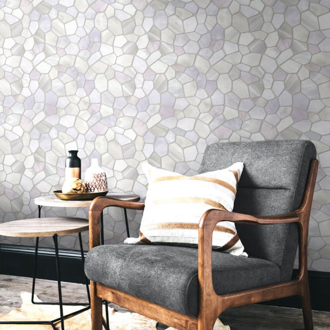 French Gray Pearl Mosaic Tapete (Von Creator hochgeladen)