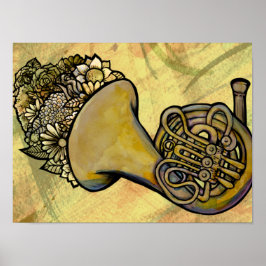 French Horn Band Class Music teacher         Poster