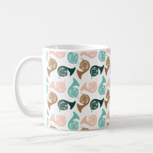 French Horn Player Gift Instrument Band Orchestra Kaffeetasse