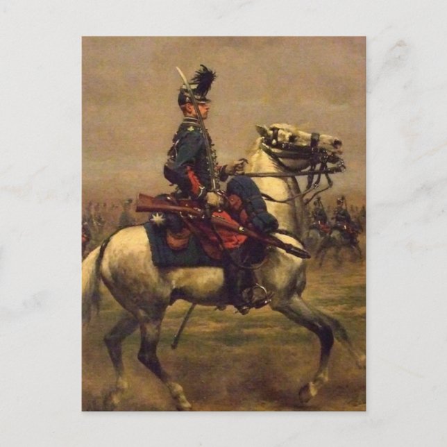 French Hussar Postkarte (Vorderseite)