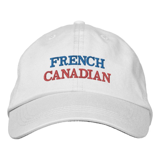 FRENCH KANADIAN BESTICKTE BASEBALLKAPPE (Vorderseite)