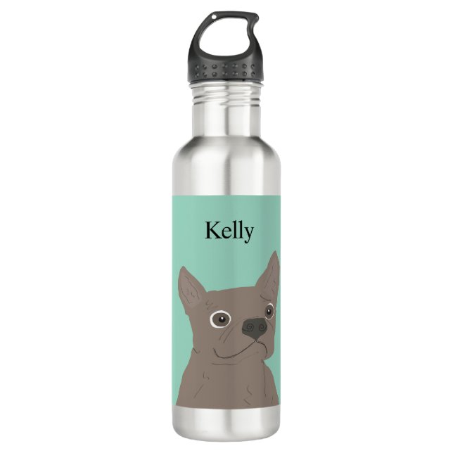 French Kisses Edelstahlflasche (Vorderseite)