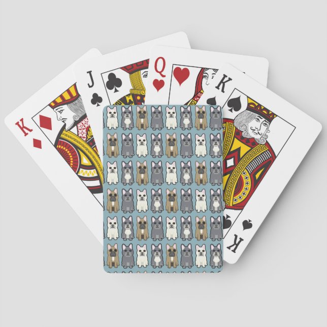 French Kisses, Frenchies Spielkarten (Rückseite)