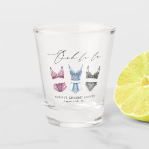 French Lace Lingerie Brautparty Schnapsglas